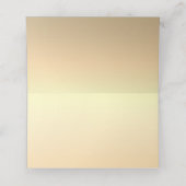 Gold- und Black Wedding-Platzkarte Platzkarte (Innenseite Aufgefaltet)