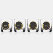Gold und Black Whiskey Glass Whiskyglas (Hinten)