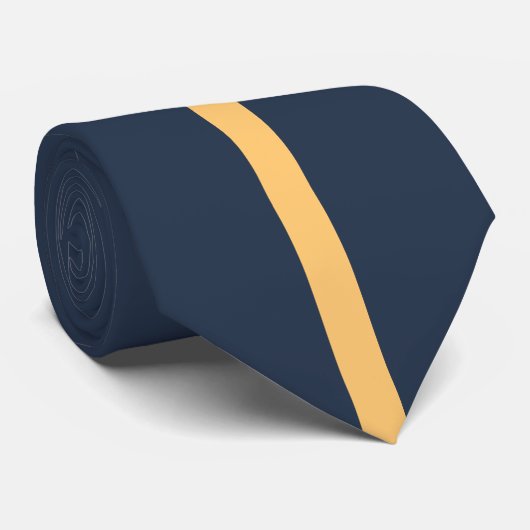 Gold und Blau Krawatte (Gerollt)