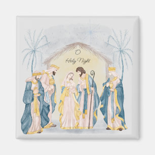 Gold und blau Weihnachten  Magnet