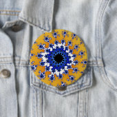 Gold und blaues Auge Button (Beispiel)