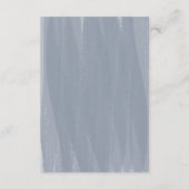 Gold- und Blue-Details-Umschließungskarte Begleitkarte (Rückseite)