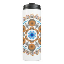 Gold und Blue Dot Mandela