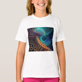 Gold und Blue Fern T-Shirt