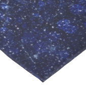 Gold und Blue Glitzer Ombre Luxury Design Tischdecke (Schrägansicht)