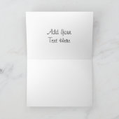 Gold und Blue Macaw Parrot Fantasy Grußkarten Karte (Innenseite)