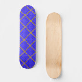 Gold und Blue SkateBoard (Vorderseite)