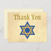 Gold und Blue Star von David Danke Postkarte (Vorne/Hinten)