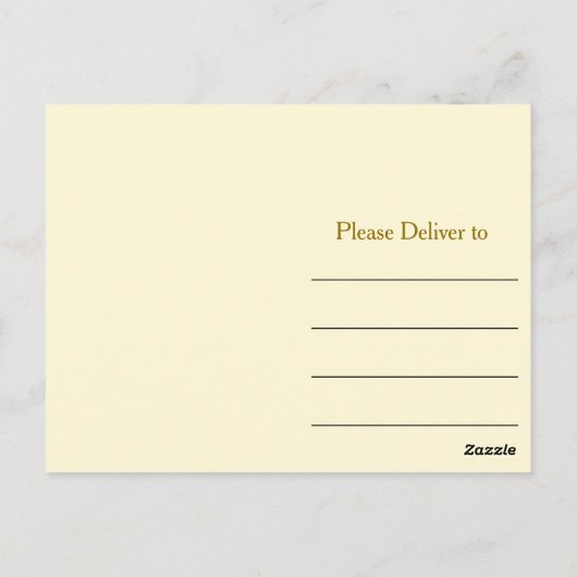 Gold und Blue Star von David Danke Postkarte (Rückseite)