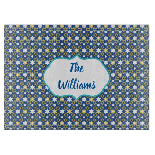 Gold und Blue Star von David Schneidebrett (Vorderseite)