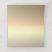 Gold und Blue Wedding Platzkarte (Innenseite Aufgefaltet)