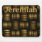 Gold- und Braunwalzstreuen für die Maus Mousepad (Vorne)