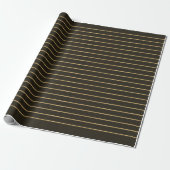 Gold und Brown Wrapping Paper Geschenkpapier (Ungerollt)