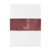 Gold und Burgund Einladungsbanderole (Rückseitenbeispiel)