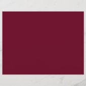 Gold und Burgund Schneeflocken (Rückseite)