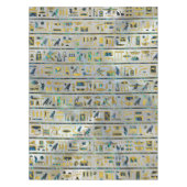 Gold- und der Ohrschneckeägyptische Hieroglyphen Tischdecke (Vorderseite)