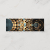 Gold und Edelsteine Mini Visitenkarte (Rückseite)