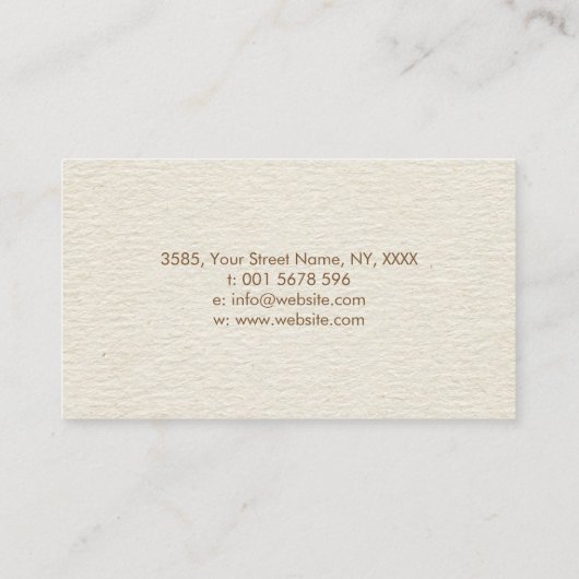 Gold und Farbiges Sri Yantra/Sri Chakra Visitenkarte (Rückseite)