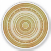 Gold- und Glitter-Mandala Aufkleber (Vorderseite)
