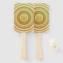 Gold- und Glitter-Mandala