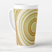 Gold- und Glitter-Mandala Milchtasse (Linke Ecke)