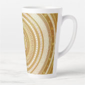 Gold- und Glitter-Mandala Milchtasse (Rechts)