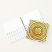 Gold- und Glitter-Mandala Notizblock (Innenseite)