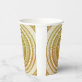 Gold- und Glitter-Mandala Pappbecher (Rechts)