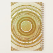 Gold- und Glitter-Mandala Planer (Rückseite)