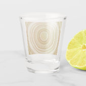 Gold- und Glitter-Mandala Schnapsglas (Rückseite)
