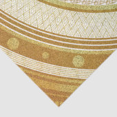 Gold- und Glitter-Mandala Seidenpapier (Ausschnitt)