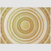 Gold- und Glitter-Mandala Seidenpapier (Vorderseite)