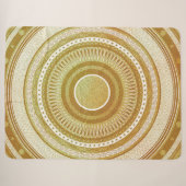 Gold- und Glitter-Mandala Sherpadecke (Vorderseite (Horizontal))