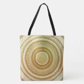Gold- und Glitter-Mandala Tasche (Vorderseite)