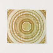 Gold- und Glitter-Mandala Wandteppich (Vorderseite (Horizontal))