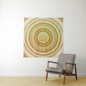 Gold- und Glitter-Mandala Wandteppich (Beispiel (Horizontal))