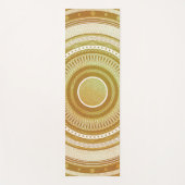 Gold- und Glitter-Mandala Yogamatte (Vorderseite)