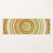 Gold- und Glitter-Mandala Yogamatte (Vorderseite (Horizontal))