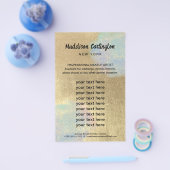 Gold und Glitzer Flyer (Einzeln)