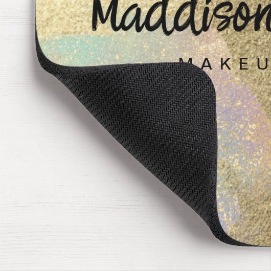 Gold und Glitzer Mousepad (Ecke)