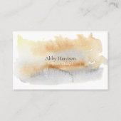 Gold und Grau Visitenkarte (Vorderseite)