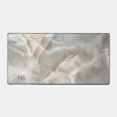 Gold und Graumarmor Schreibtischunterlage (Vorderseite)