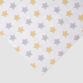 Gold und Gray Happy New Year Seidenpapier (Ausschnitt)