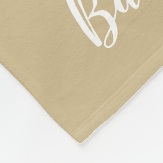 Gold und Gray Trellis Monogram | Editierbare Farbe Fleecedecke (Ecke)