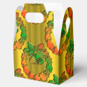 Gold und Green Shiny Weihnachtskranz Geschenkschachtel (Geöffnet)