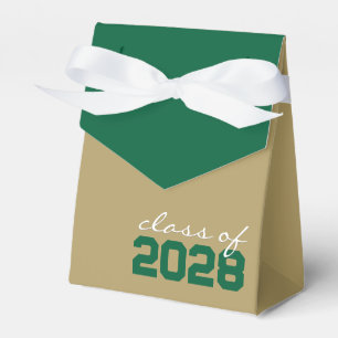 Gold- und Grün-Abschluss-Geschenkboxen Geschenkschachtel