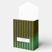 Gold und Grün Geschenkschachtel (Geöffnet)