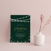 Gold und Grün | String Lights Christmas Party