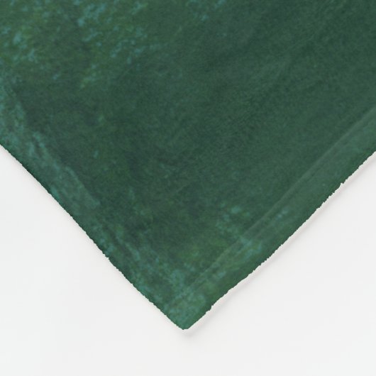 Gold- und Grüne Dschungel-Web Fleecedecke (Ecke)