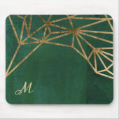 Gold- und Grüne Dschungel-Web Mousepad (Vorne)